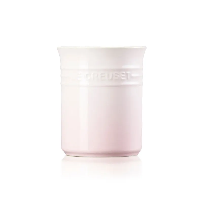 Le Creuset Stoneware Small Utensil Jar Shell Pink