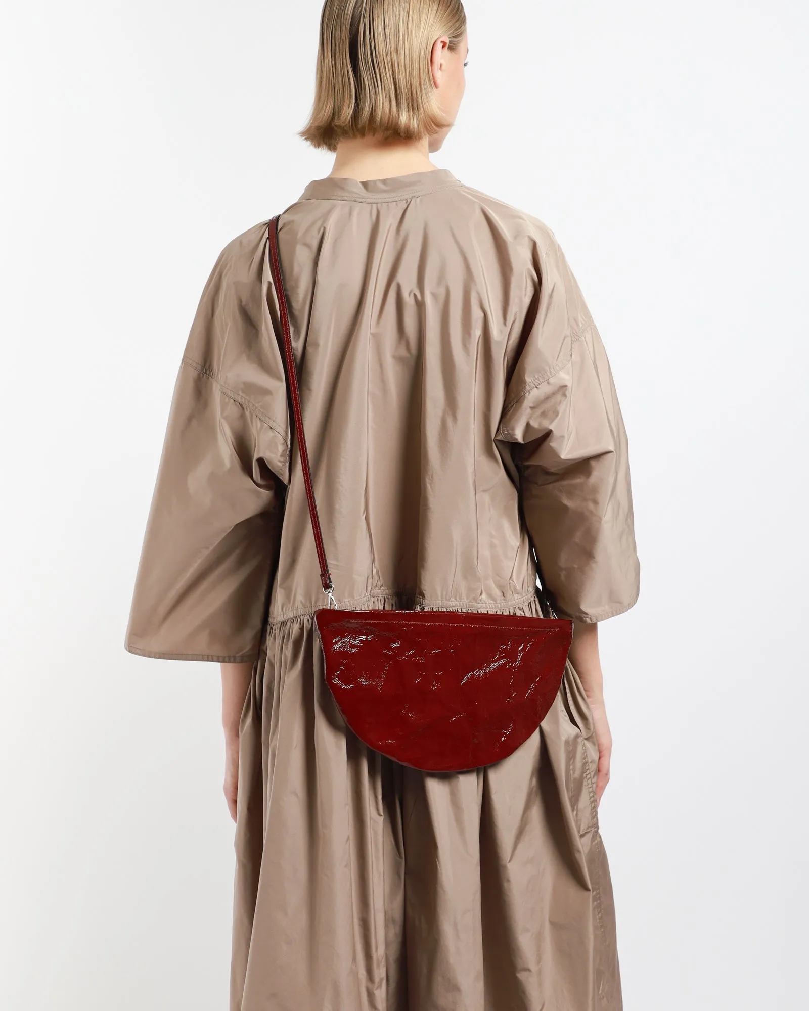 Leather Big Moon Bag