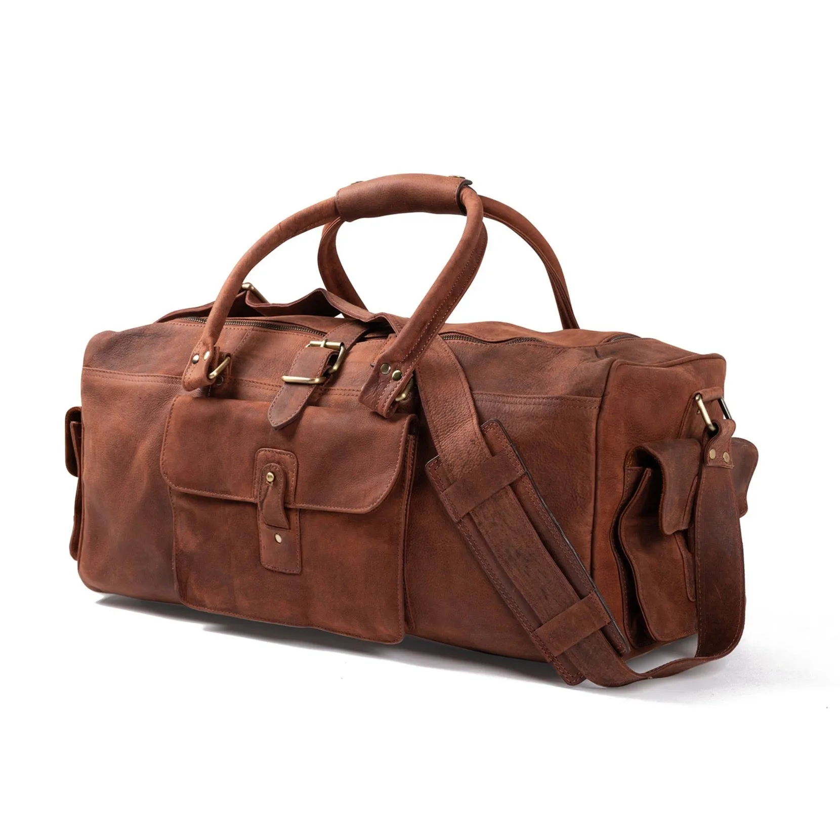 Leather Duffle Bag - Sydney