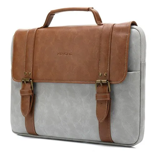 Leather Handbag Laptop Bag 13",14",15",15.6 inch Case For MacBook Air