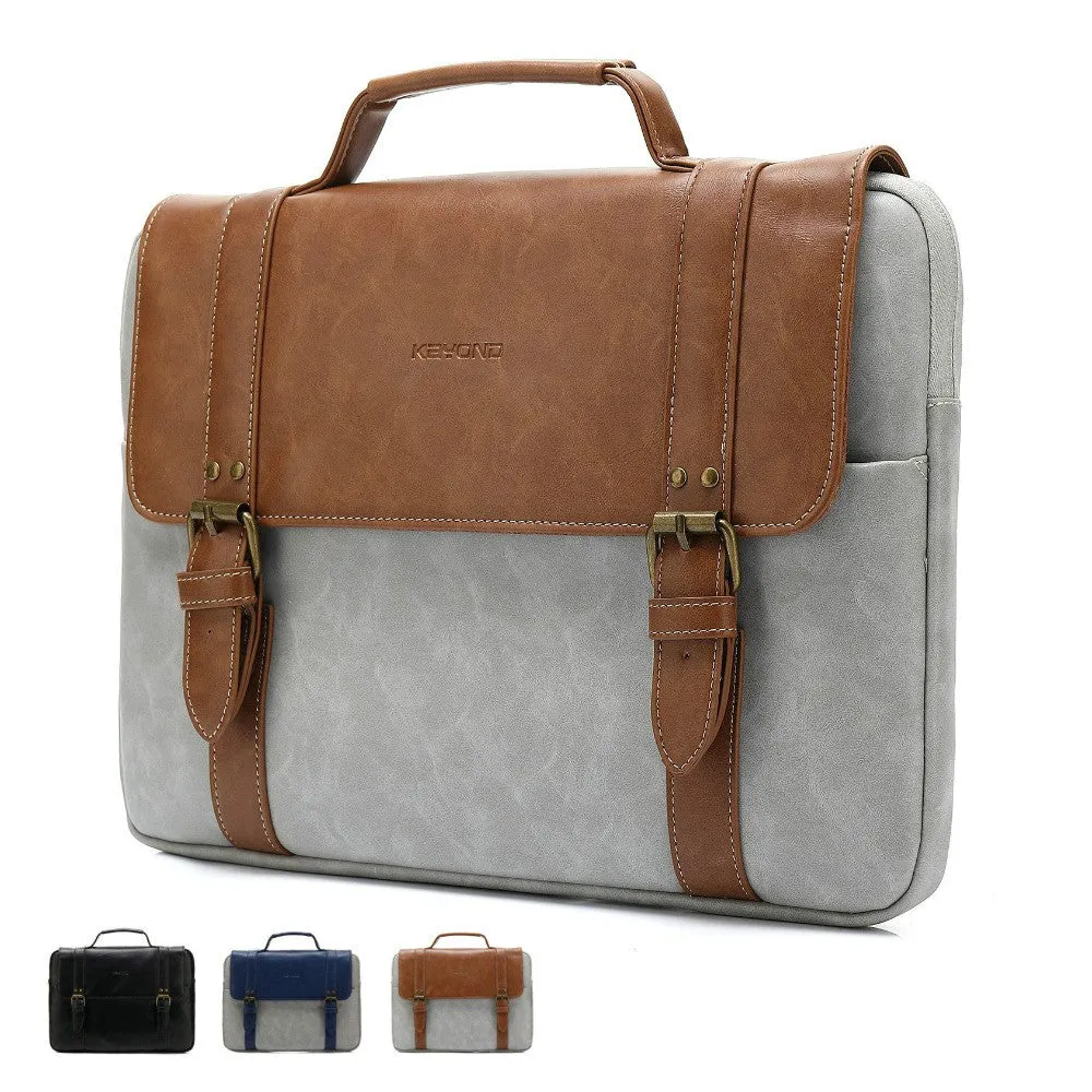 Leather Handbag Laptop Bag 13",14",15",15.6 inch Case For MacBook Air