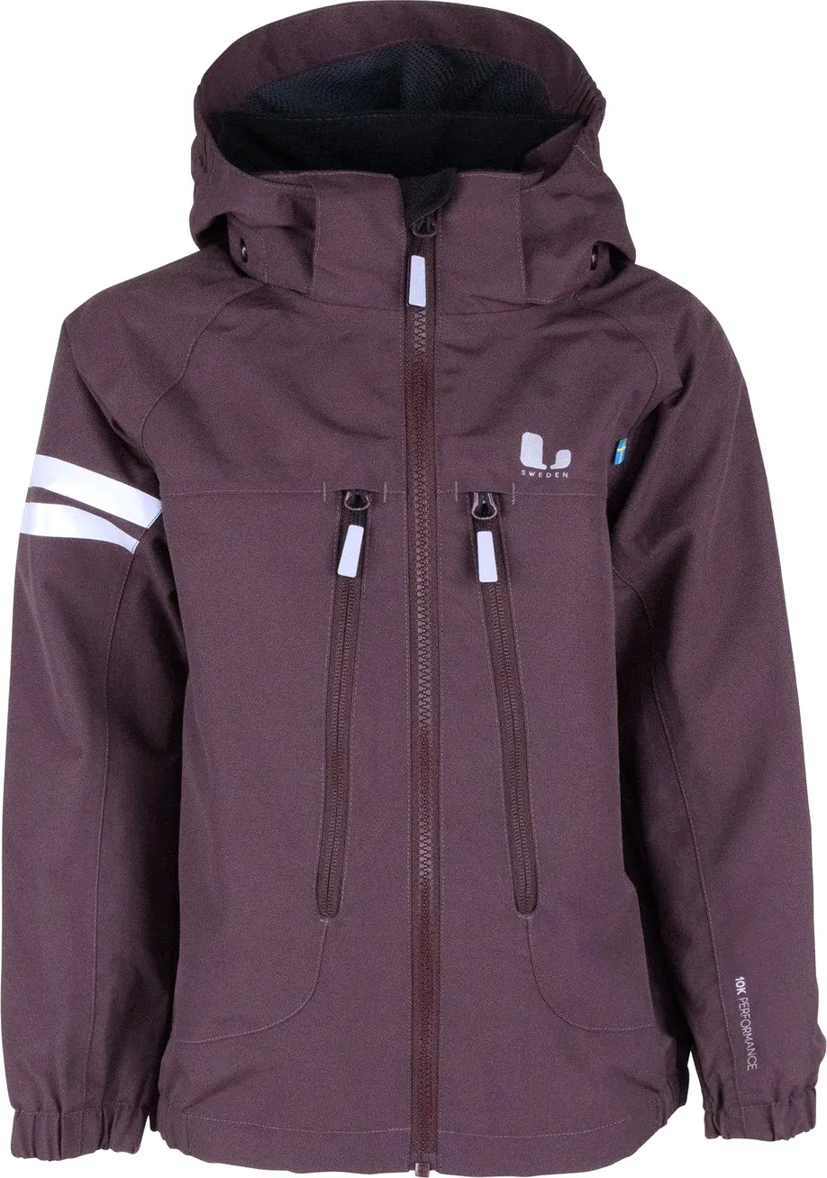 Lindberg Kids&#x27; Lingbo Shell Jacket Dark Plum | Buy Lindberg Kids&#x27; Lingbo Shell Jacket Dark Plum here | Outnorth