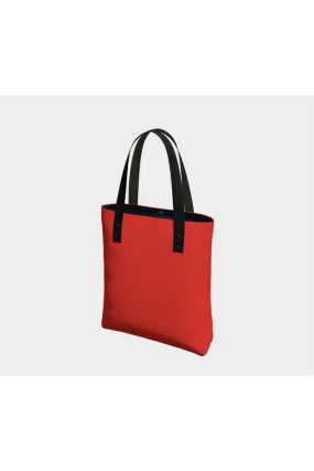 Lipstick Red Tote Bag