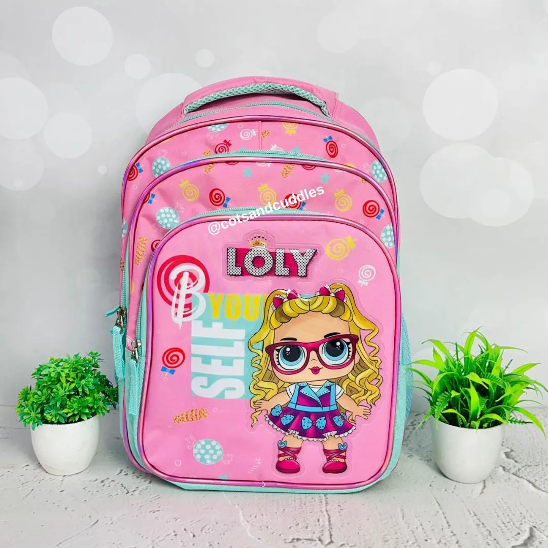 Loly Girl Theme Back to School Combo Set for Kids