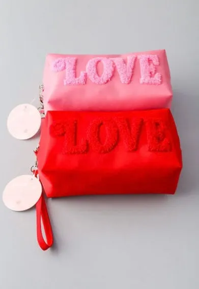 Love Puffy Letter Travel Bag