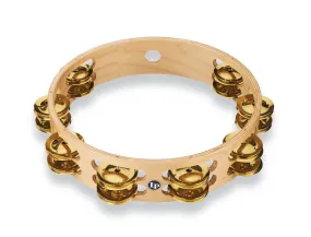 LP Pro 10 Inch Double Row Tambourine - Brass