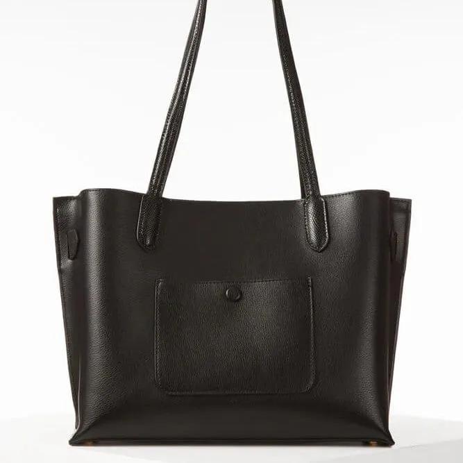 Luella Grey Oriana Laptop Tote in Black