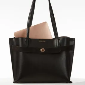 Luella Grey Oriana Laptop Tote in Black