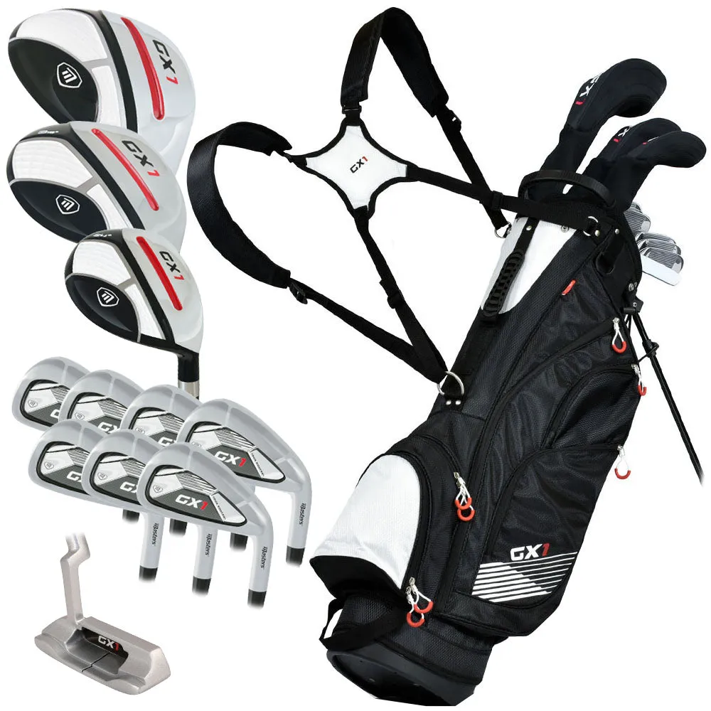 Masters GX1 12-Piece Stand Bag Package Set - Graphite