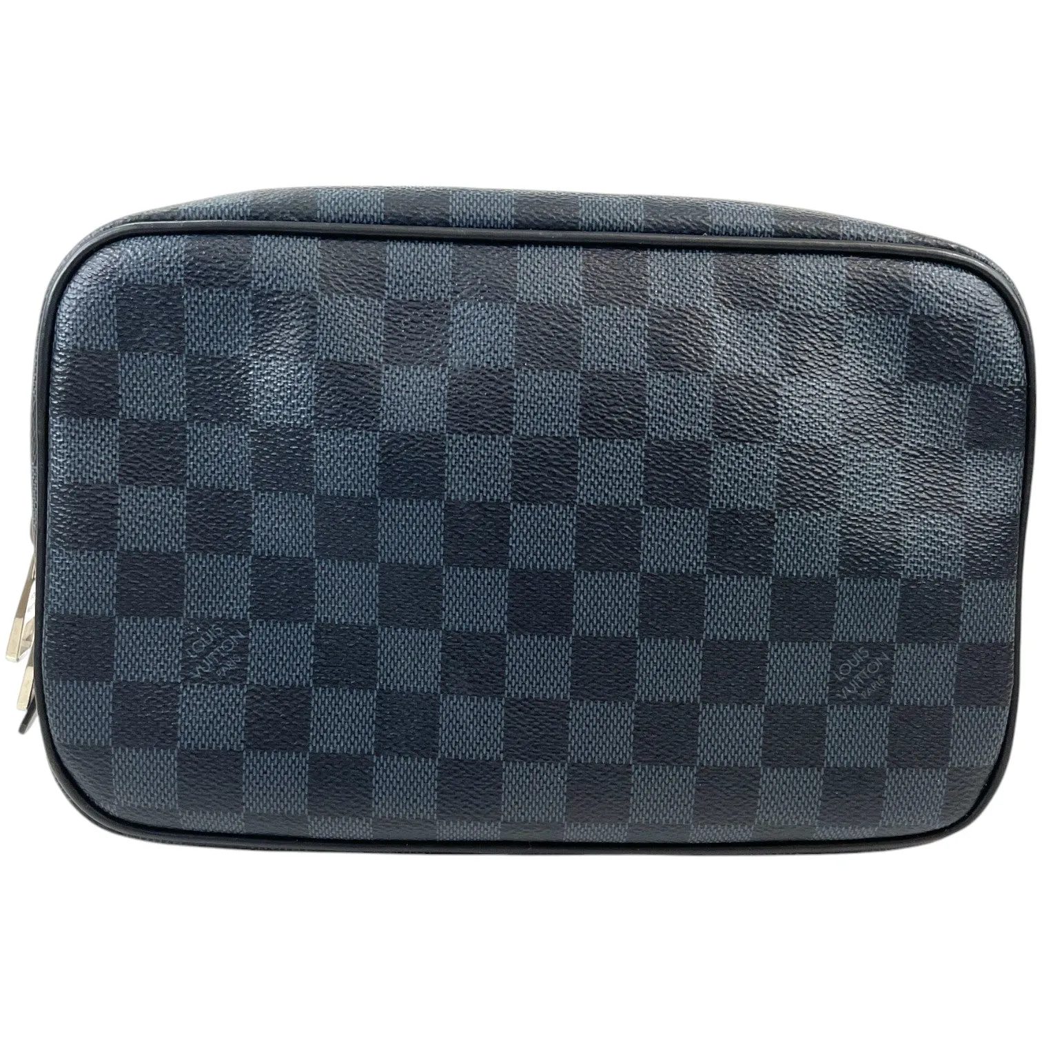 Men's Toiletry Pouch Gm Damier Cobalt Toiletry Bag Navy