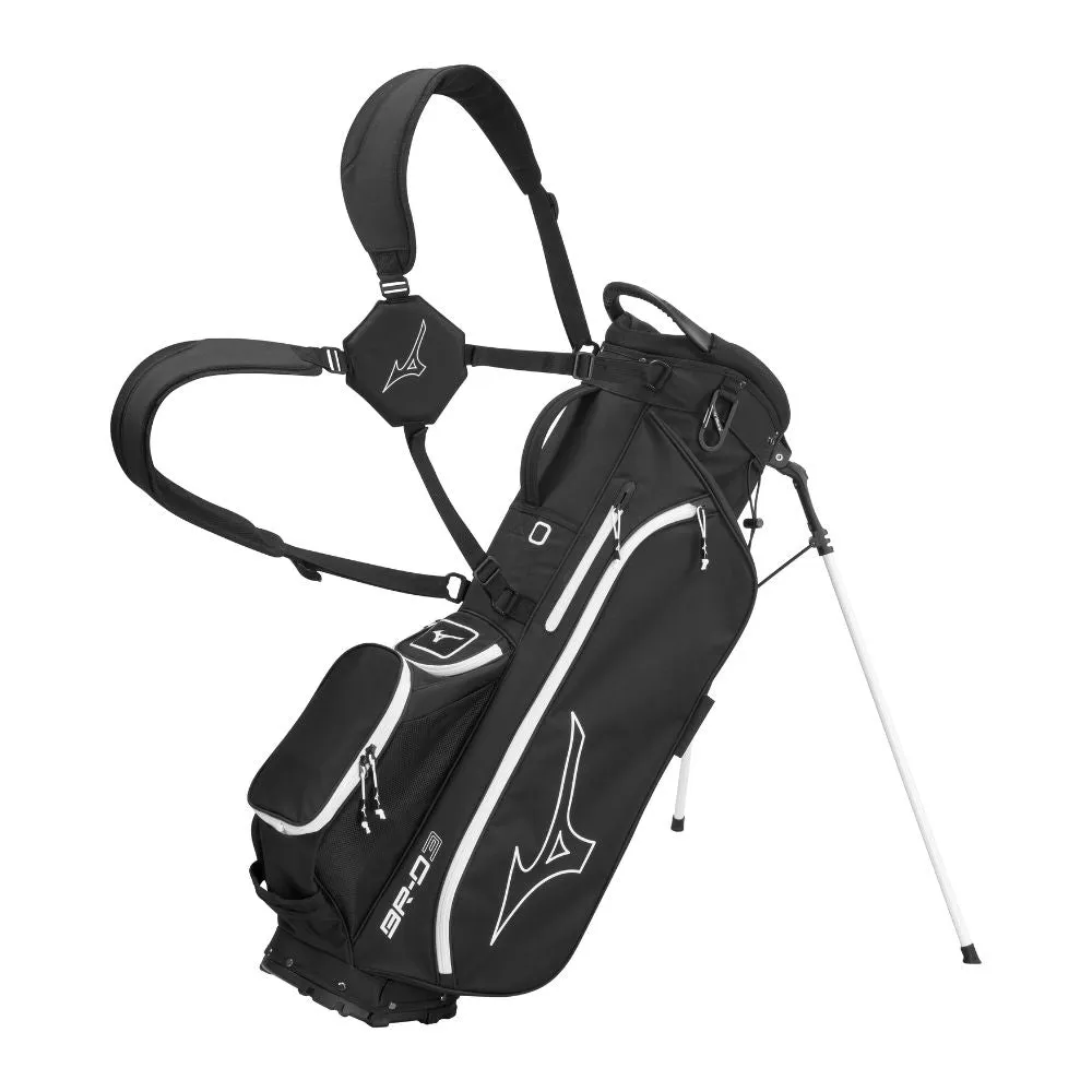 Mizuno BR-D3 25 Stand Bag 2024 - Black White