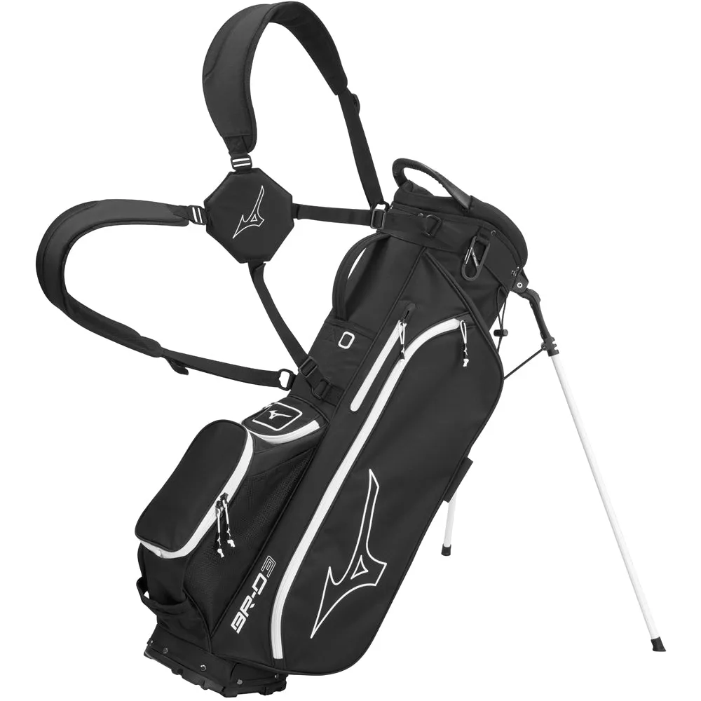 Mizuno BR-D3 Stand Bag - Black/White