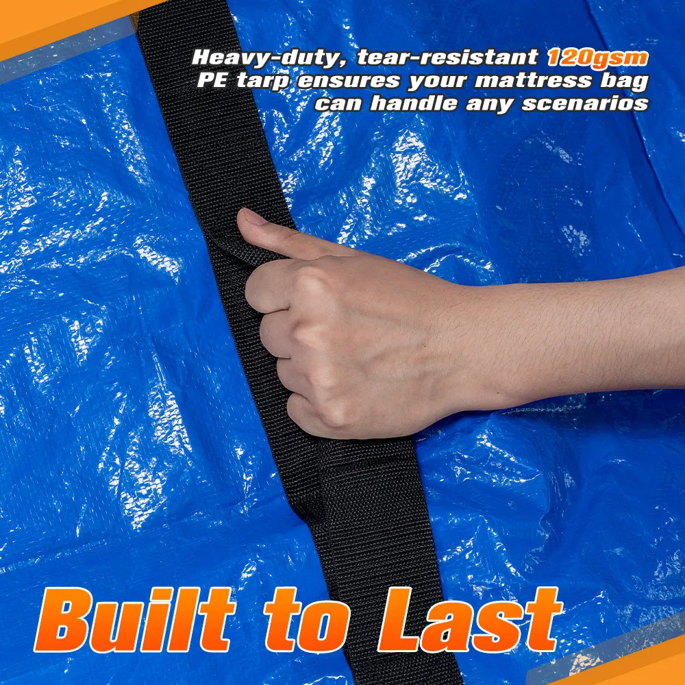 MOBI Mattress Bag Easy Moving Waterproof Protector Dust Cover Double Size