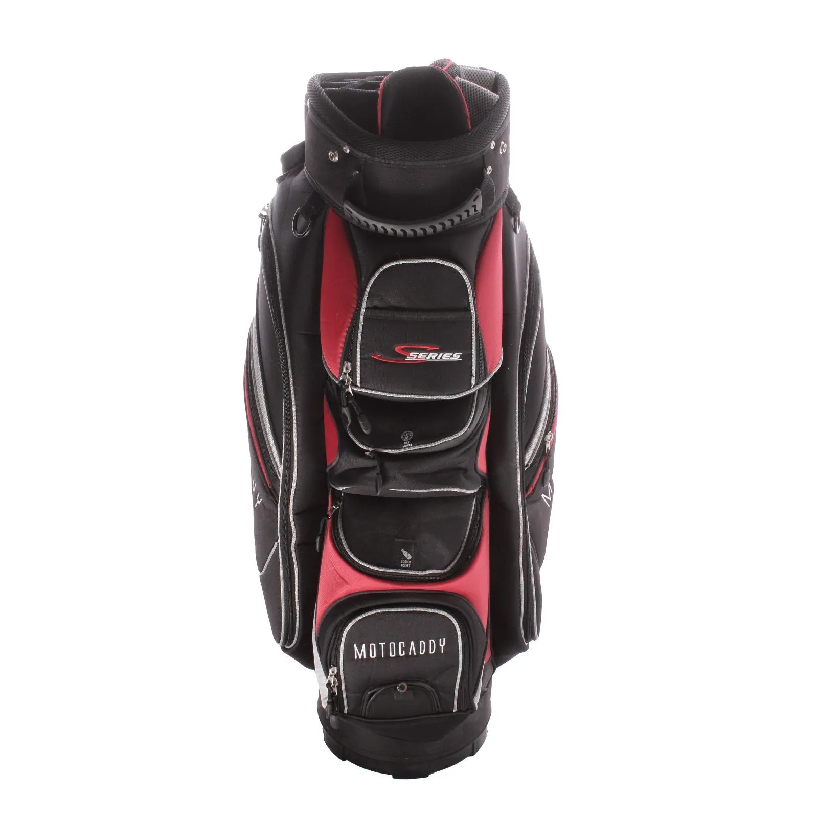 Motocaddy S- Series Second Hand Cart Bag - Black/Red