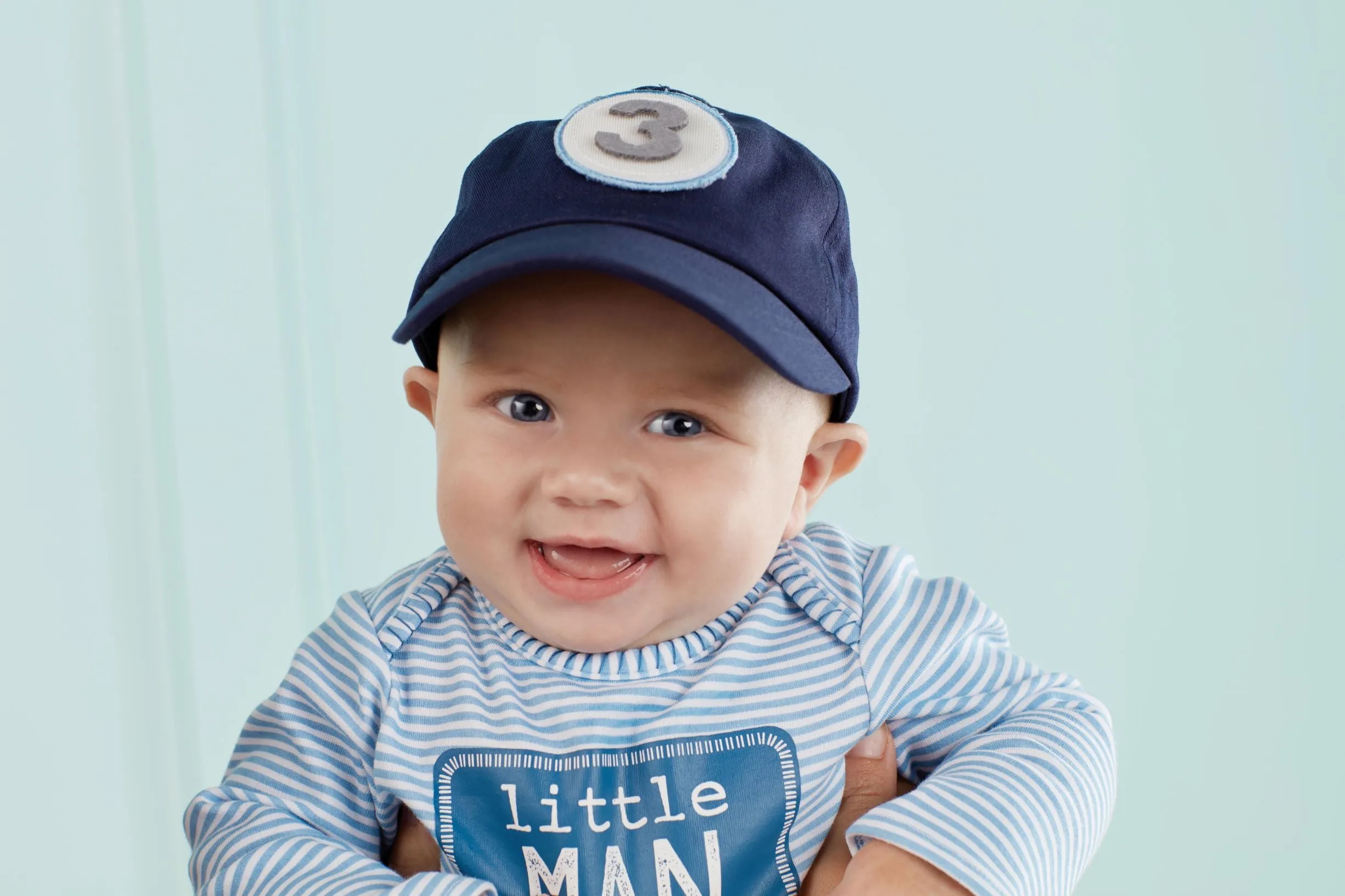 Mud Pie Monthly Milestone Baseball Cap Set