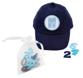 Mud Pie Monthly Milestone Baseball Cap Set