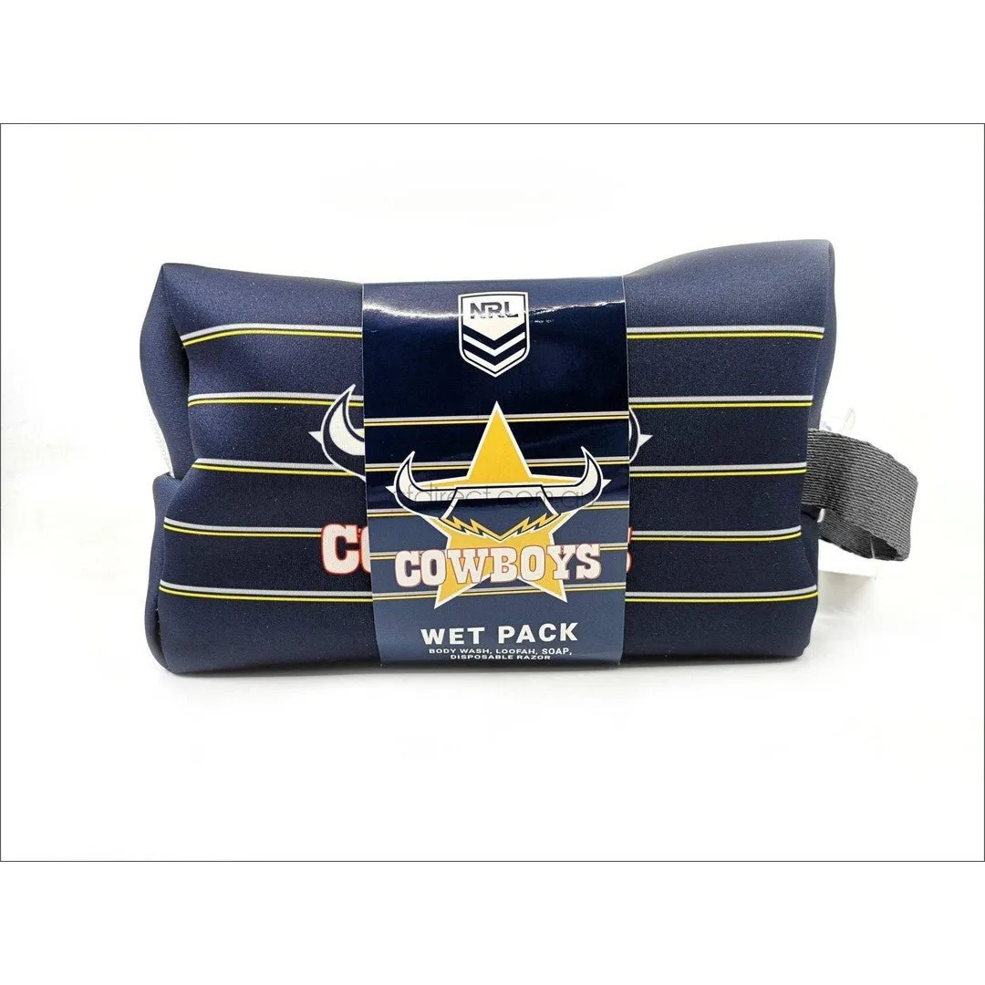 NRL North Queensland Cowboys Toiletry Bag Gift Set