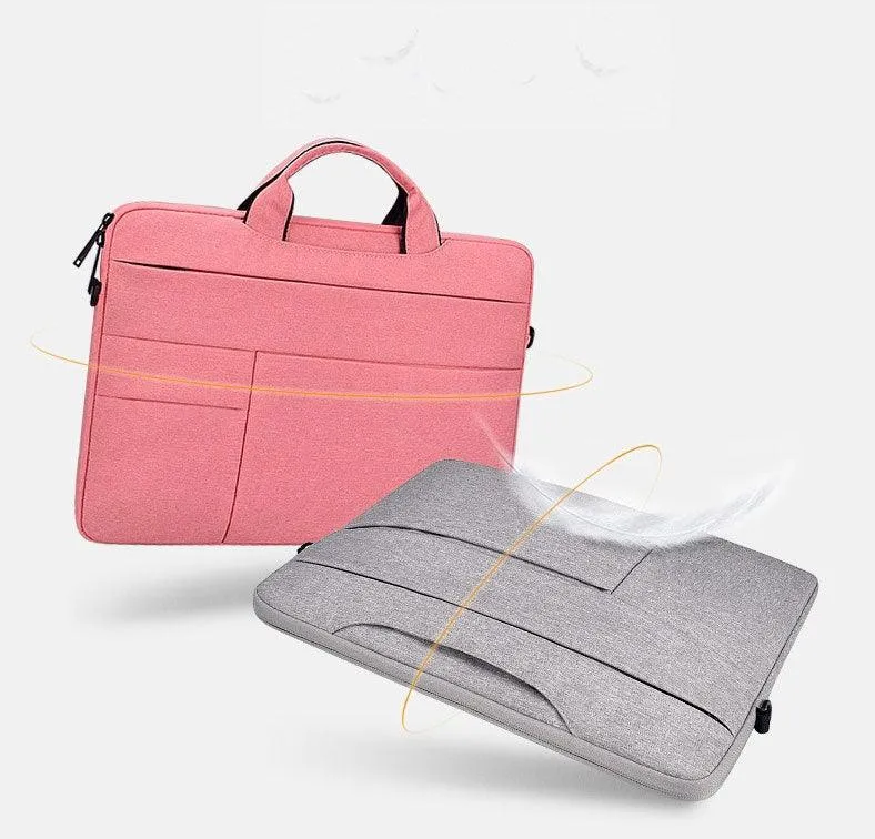 Office Travel 15.6 Inch Waterproof Custom Laptop Bag-Pink