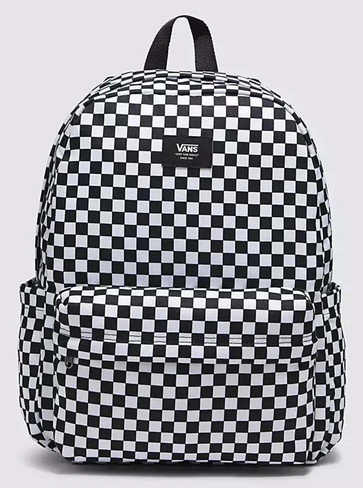 OLD SKOOL CHECK BACKPACK | BLACK/WHITE