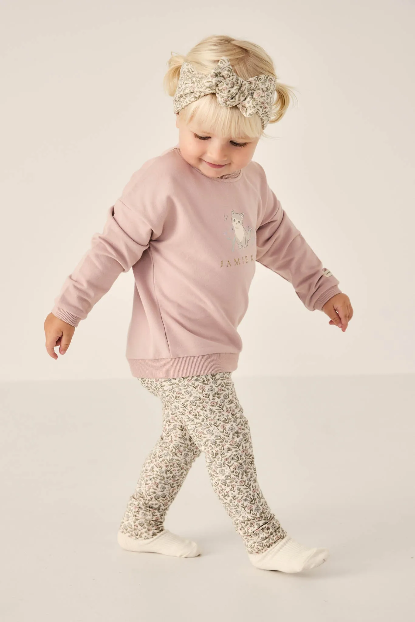 Organic Cotton Bobbie Sweatshirt - Kitty Shell