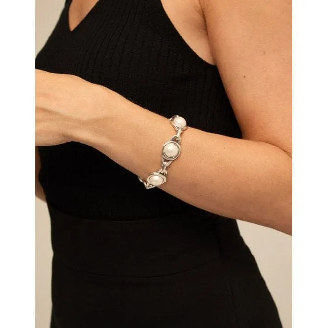 Outer Space White Pearl Shell Bracelet