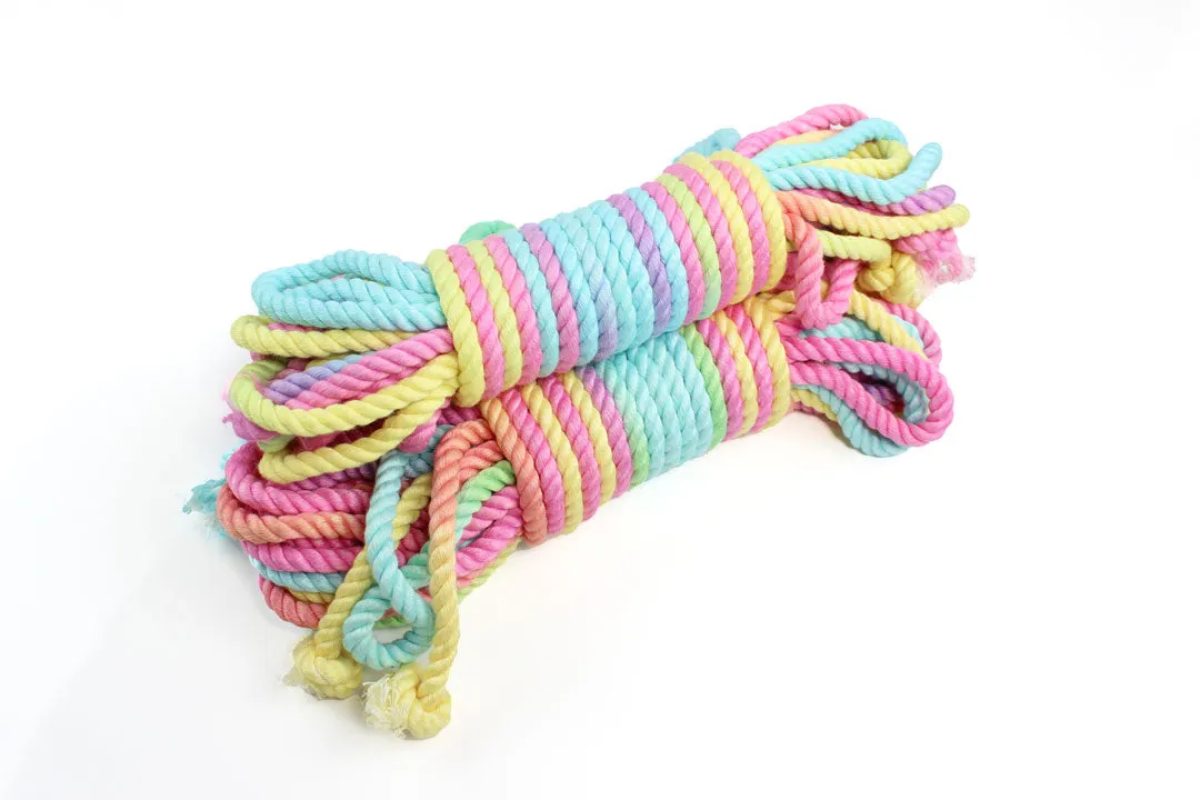 Pastel Multicolor Bamboo Silk Rope