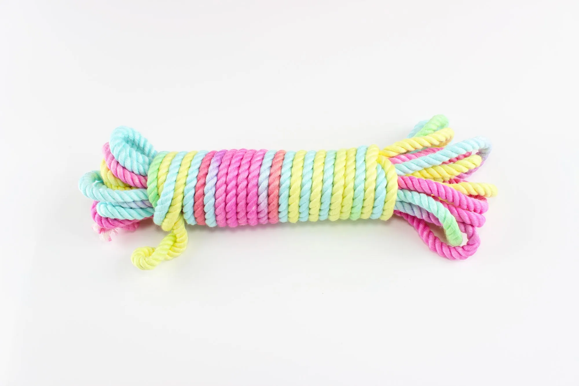 Pastel Multicolor Bamboo Silk Rope