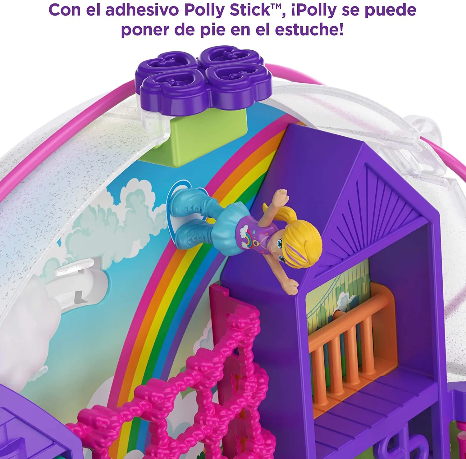 Polly Pocket Rainbow Dream Wearable Purse