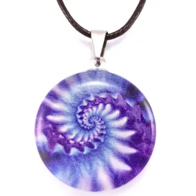 Purple Shell Pendant