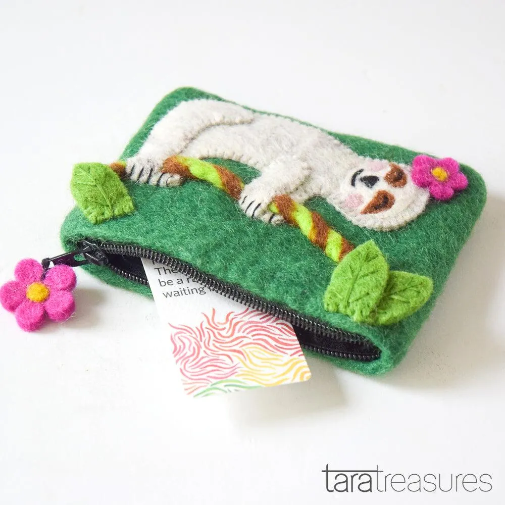 Purse - Happy Sloth