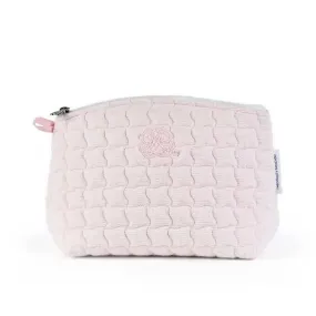 Quilted Toiletry Bag - Cotton Pink