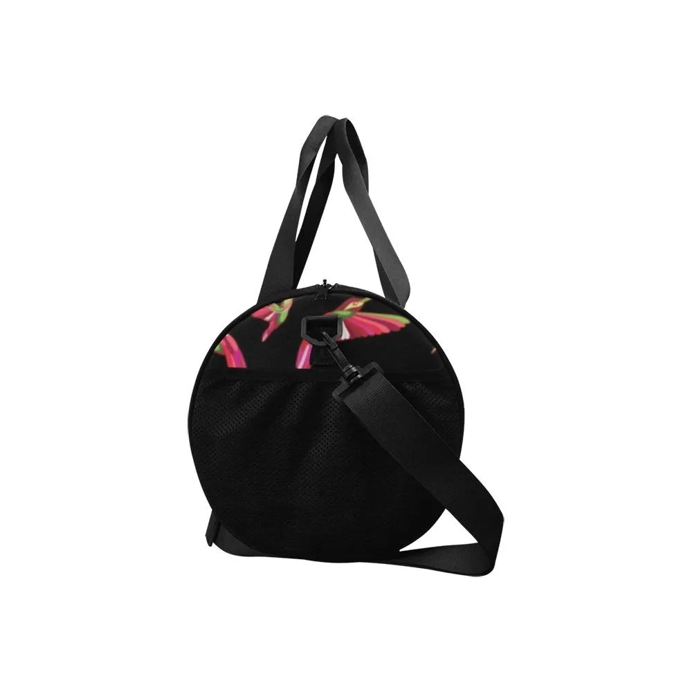 Red Swift Colourful Black Duffle Bag