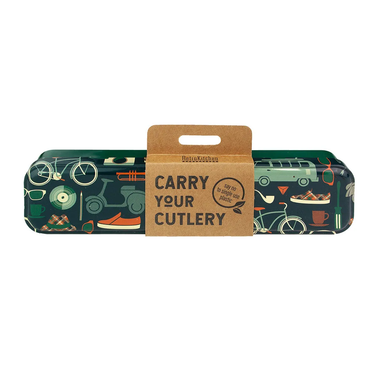 RetroKitchen Carry Your Cutlery Retroman