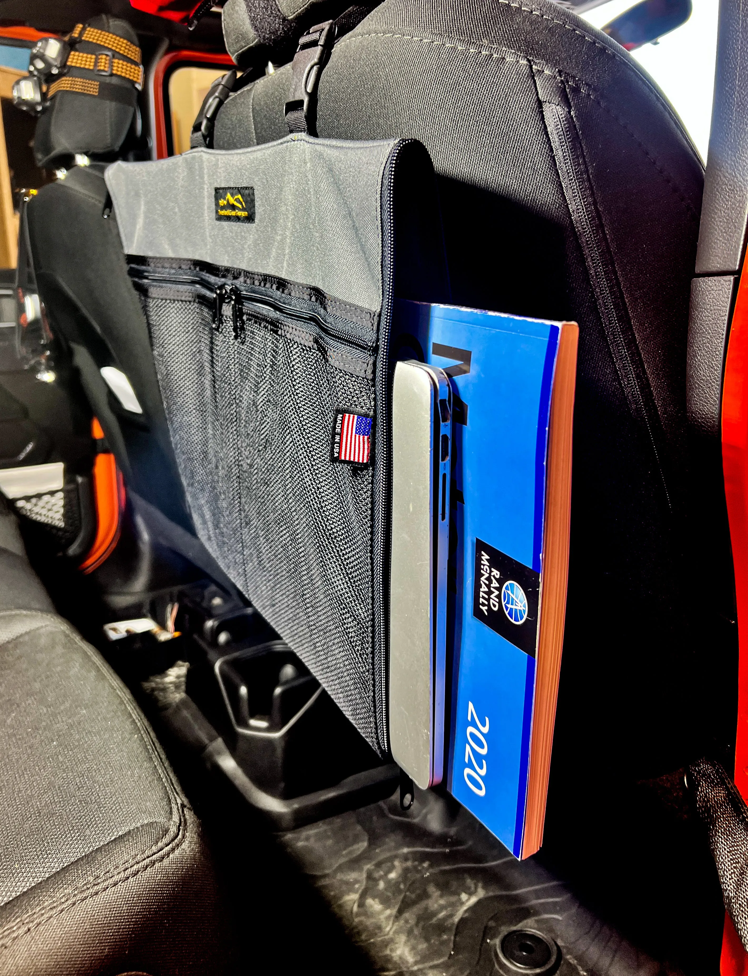 Road Atlas, Laptop/Tablet Seatback Pouch