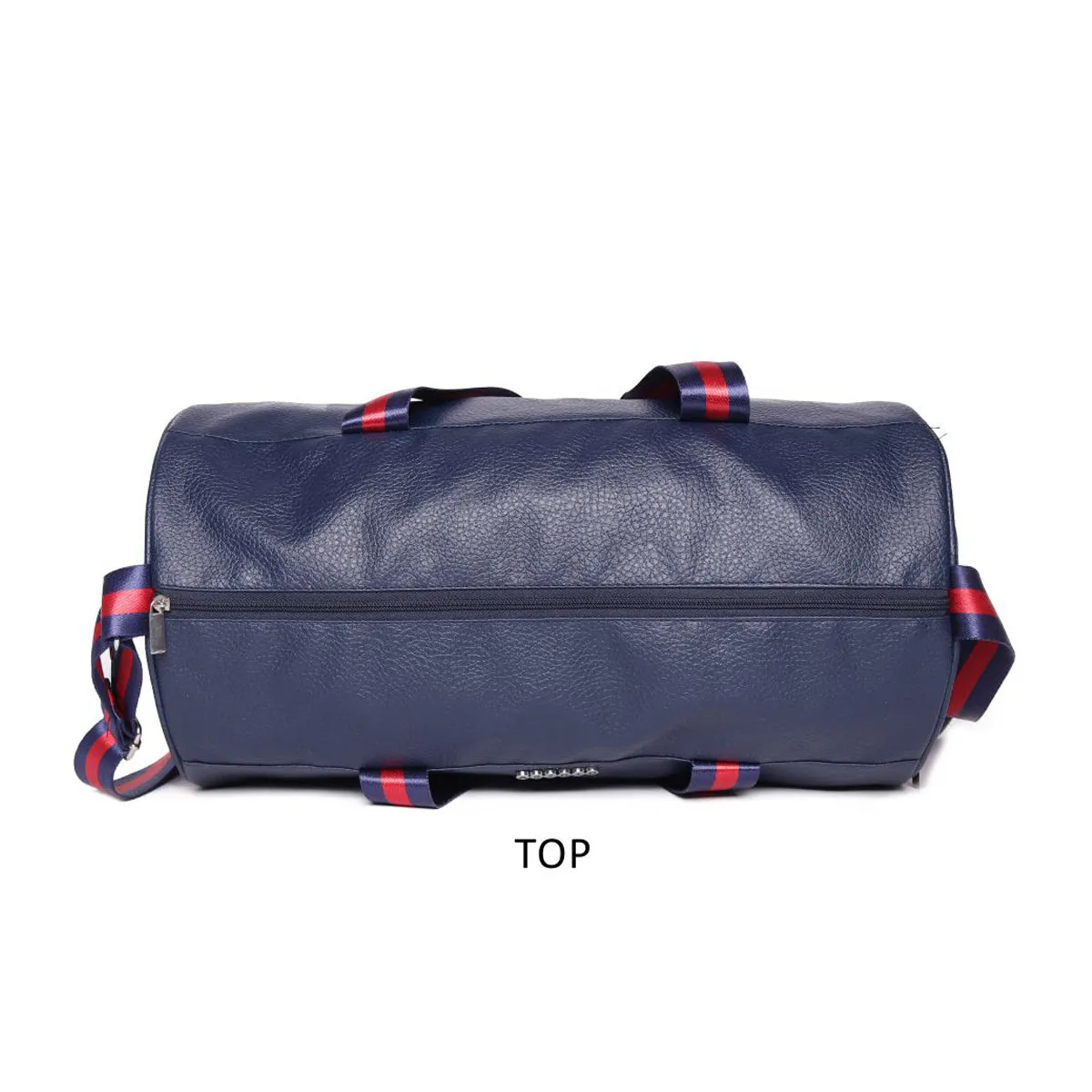 Royal Pu Duffle Bag With  Webbing Shoulder Handle