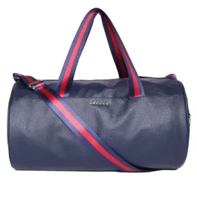 Royal Pu Duffle Bag With  Webbing Shoulder Handle