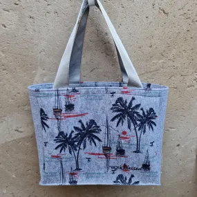 Sail Away - Recycled Felt Teacher Bag