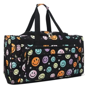 SALE! Smiley Faces NGIL Canvas 23" Duffle Bag