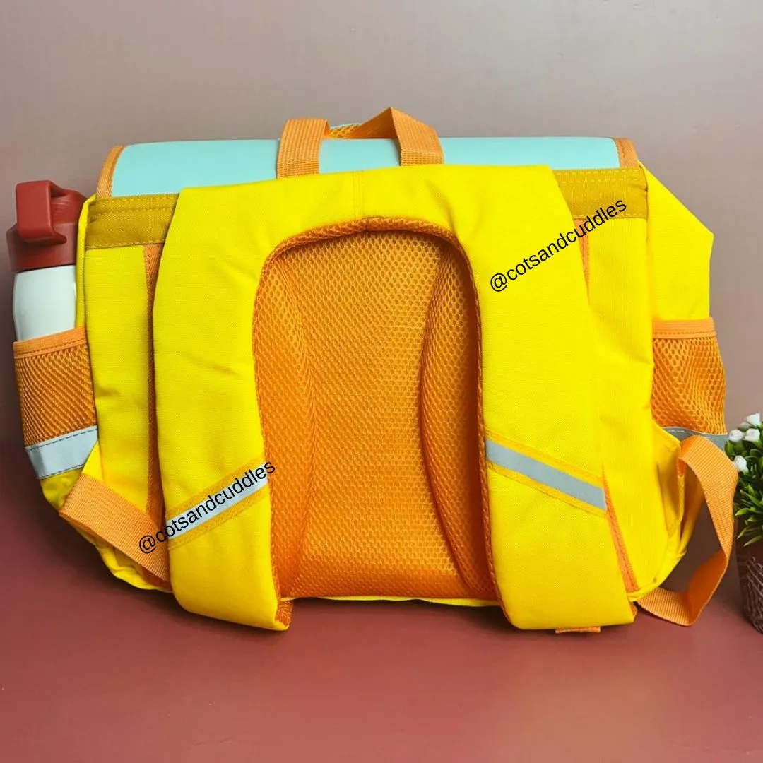 School Bus-Design Rectangular Shape Backpack for Kids