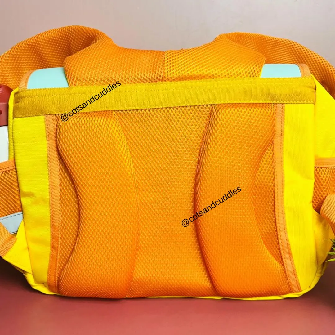 School Bus-Design Rectangular Shape Backpack for Kids