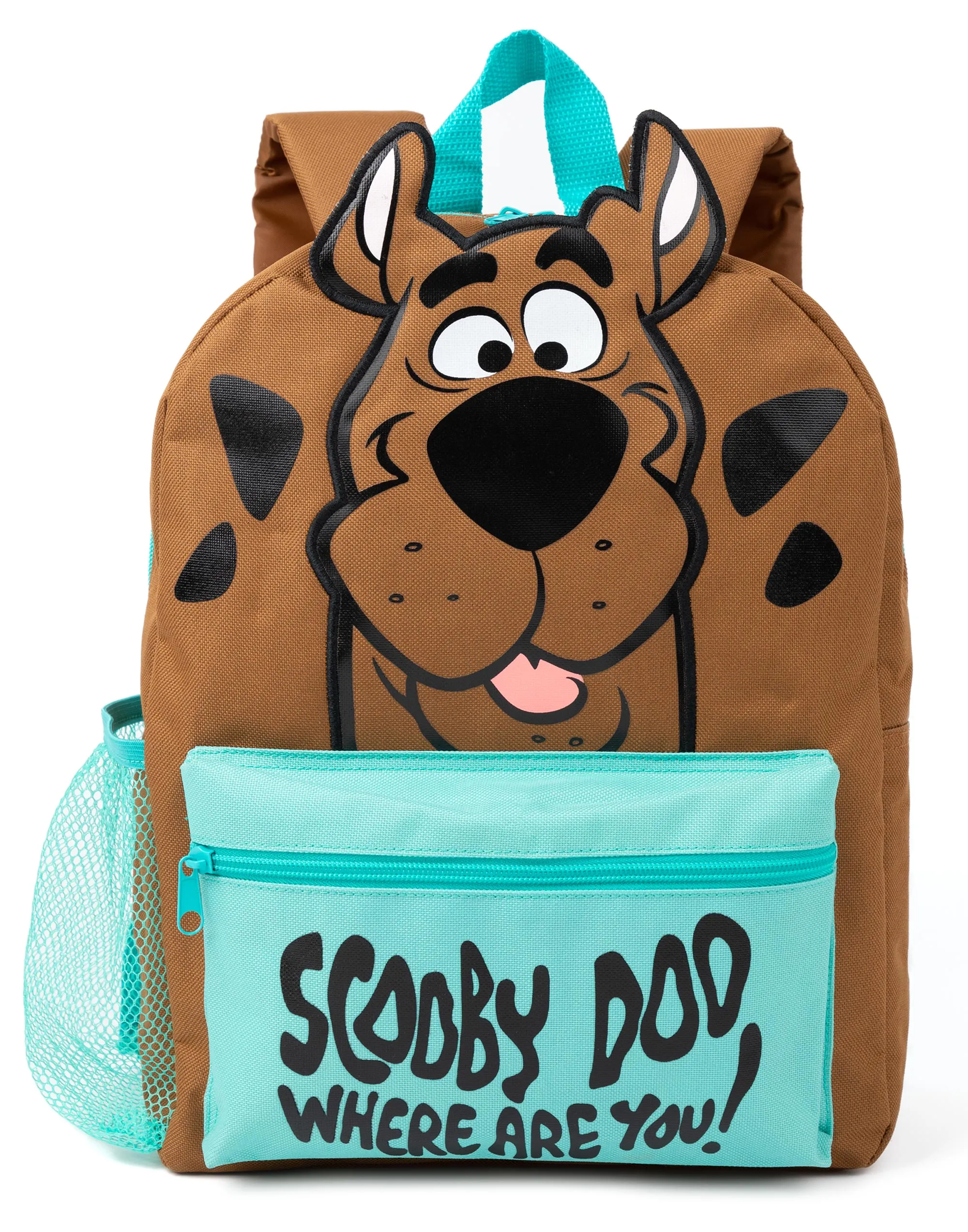 Scooby Doo Unisex Kids Brown 4 Piece Backpack Set