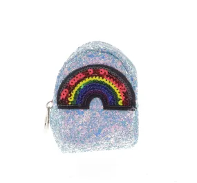 Sequin Rainbow Coin Bag Key Chain