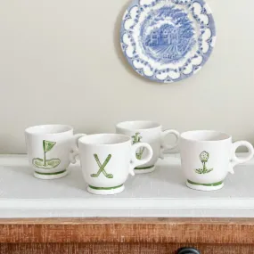 Set of 4 Golf Themed Mugs