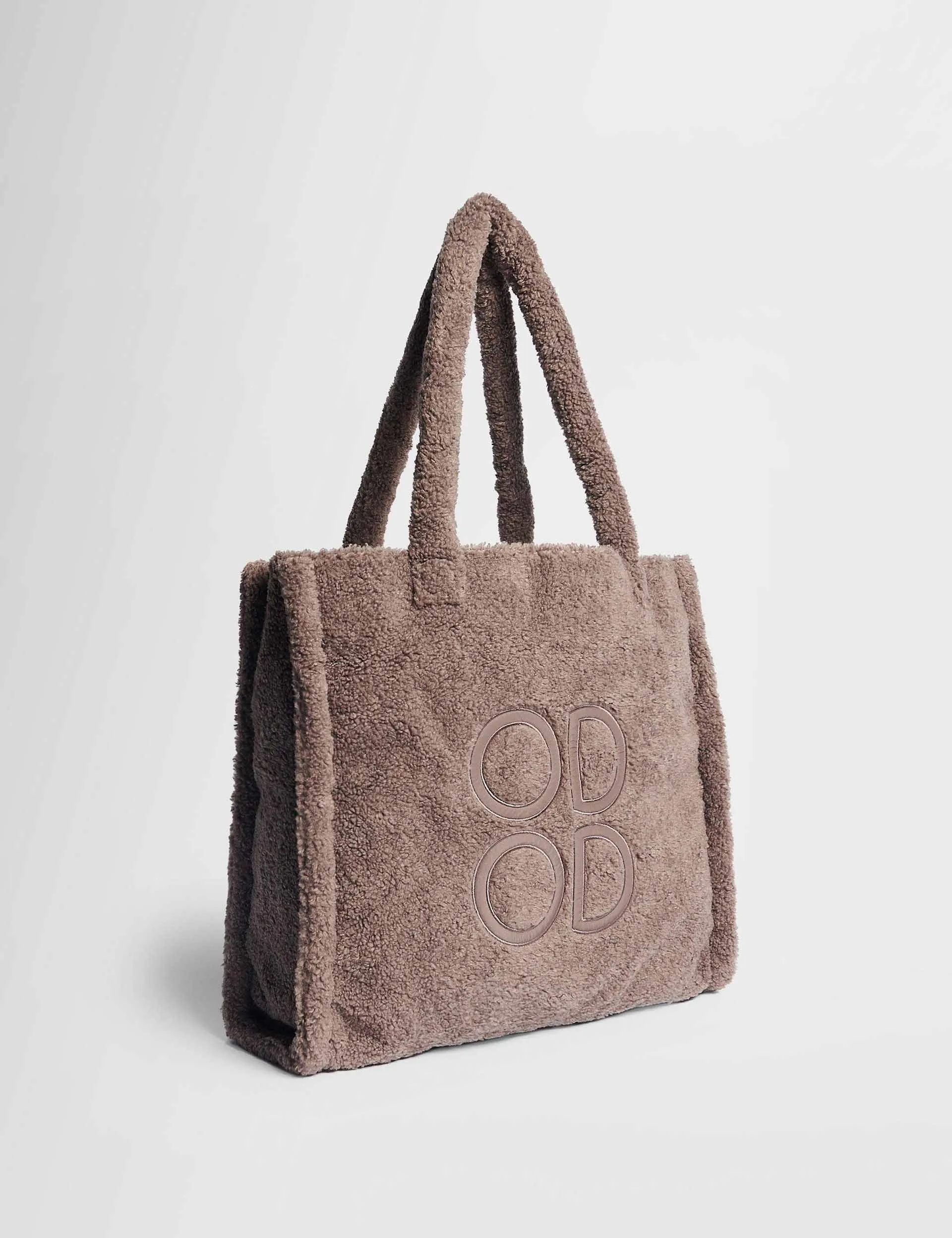 Sherpa Tote Bag - Brown