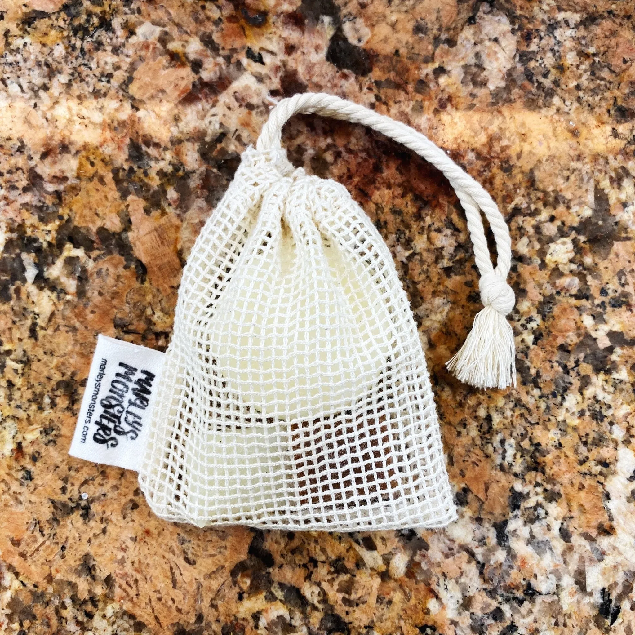 Soap Saver Bag: Organic Cotton