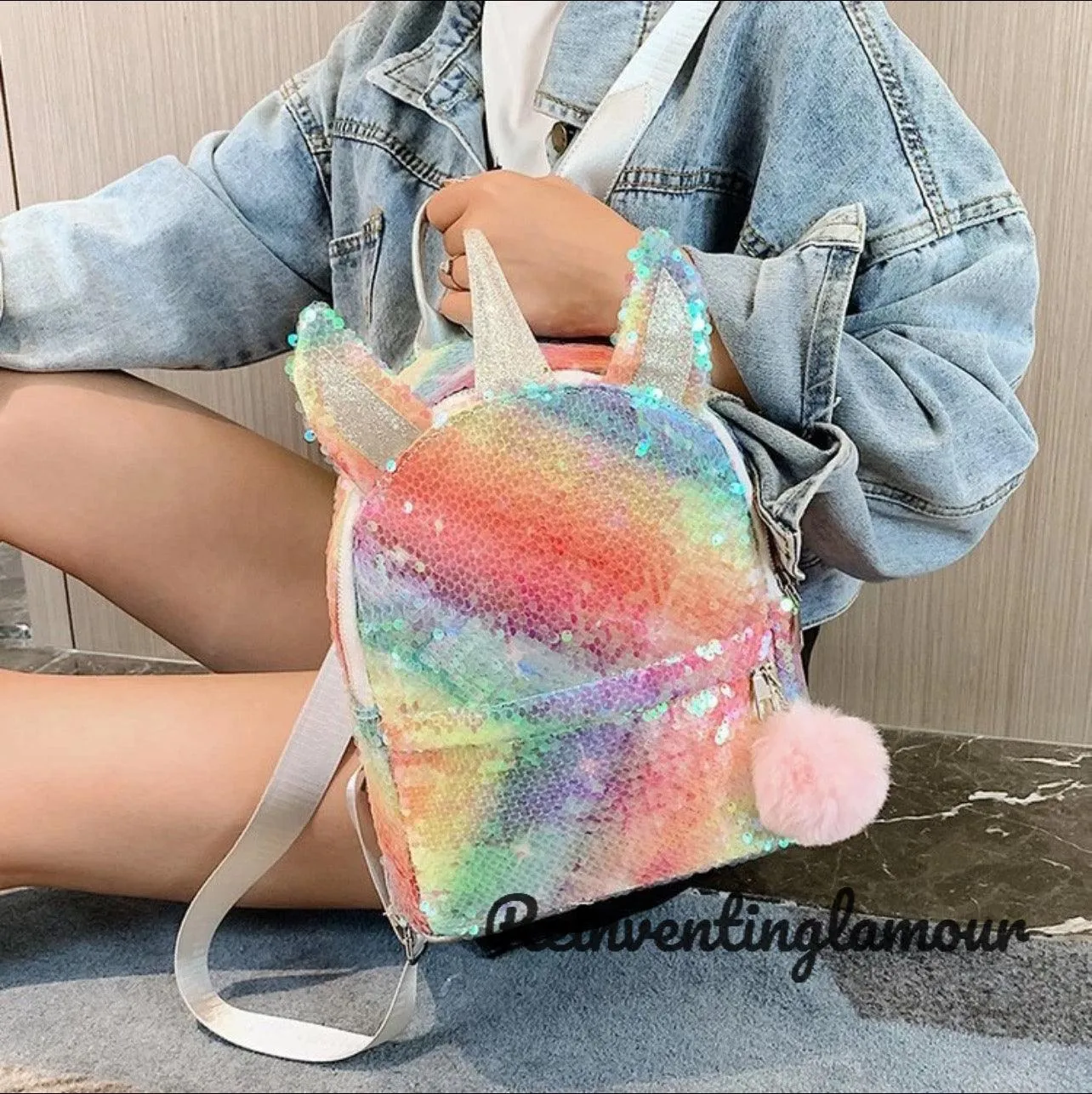 Sparkly  Mini Unicorn Backpack