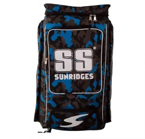 SS Cricket Kit Bag Camo Duffle - Blue