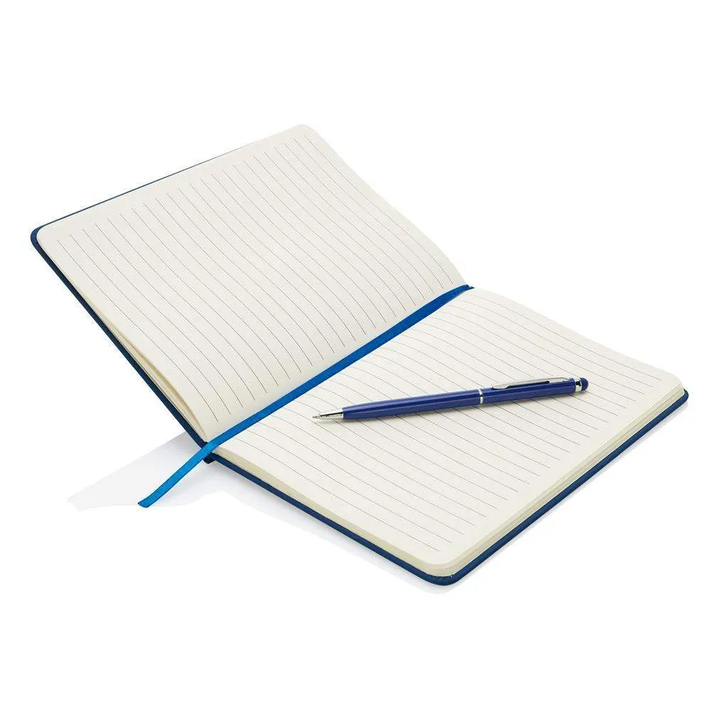 Standard Hardcover PU A5 notebook with Stylus Pen