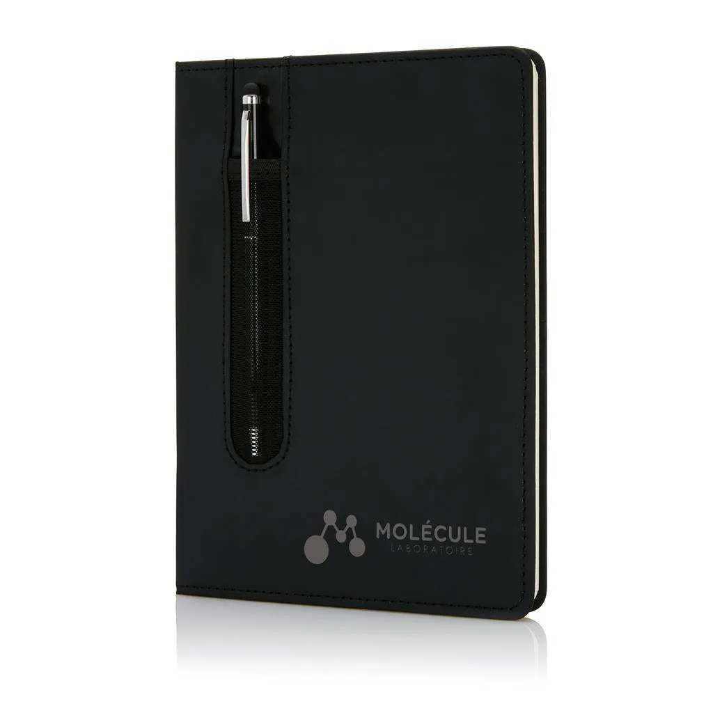 Standard Hardcover PU A5 notebook with Stylus Pen