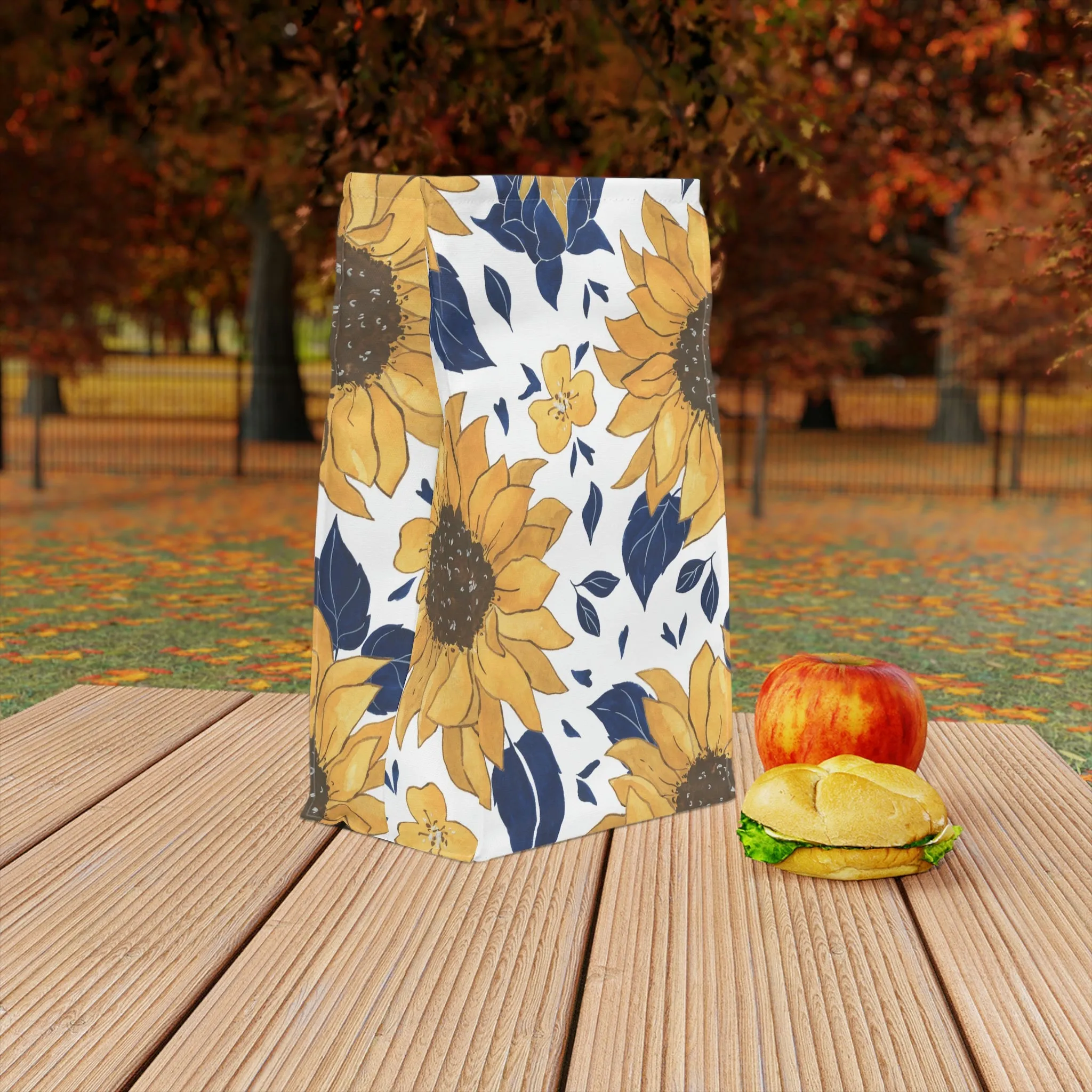 sunflower Polyester Lunch Bag